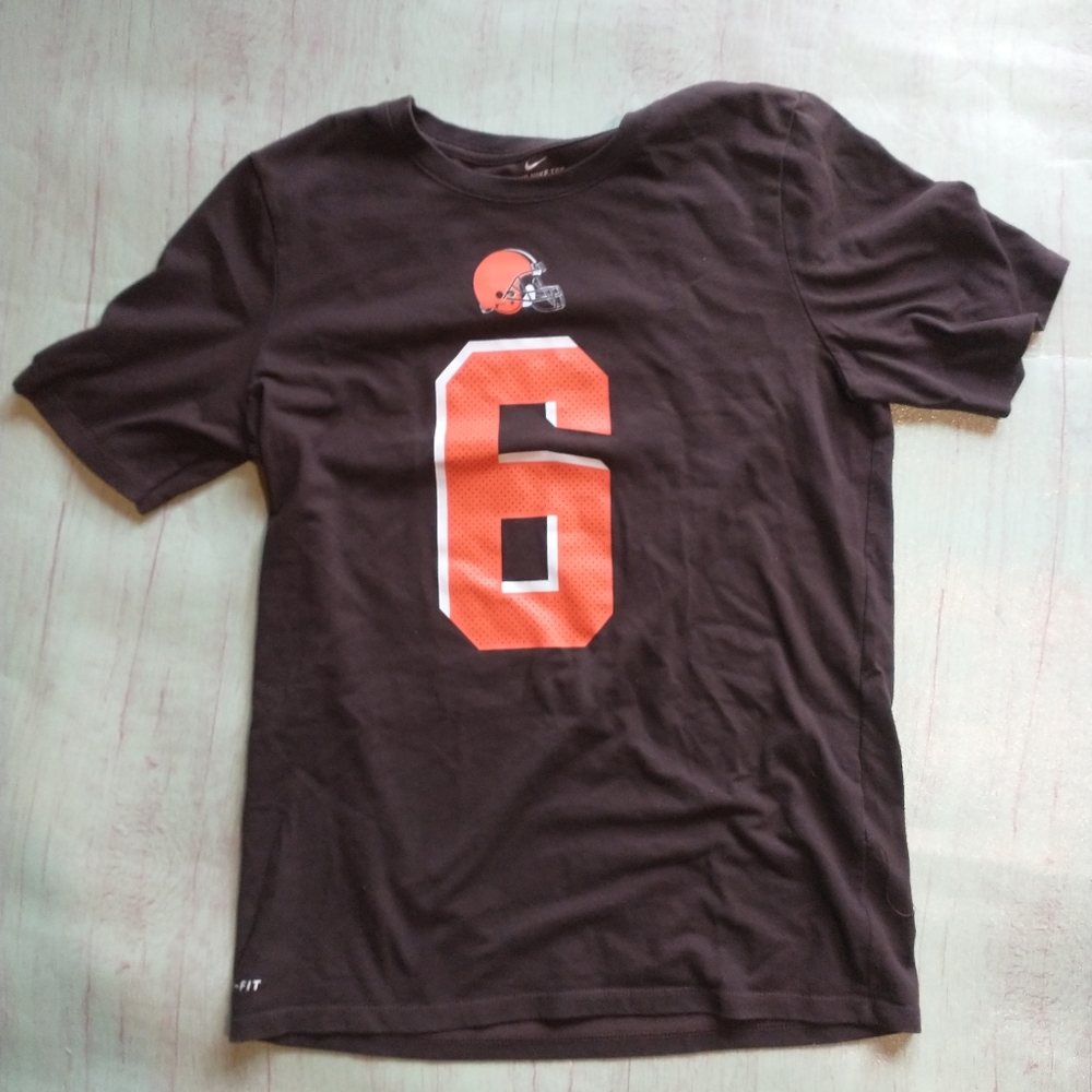 BAKER MAYFIELD CLEVELAND BROWNS #6 NIKE JERSEY T SHIRT YOUTH BOYS XL